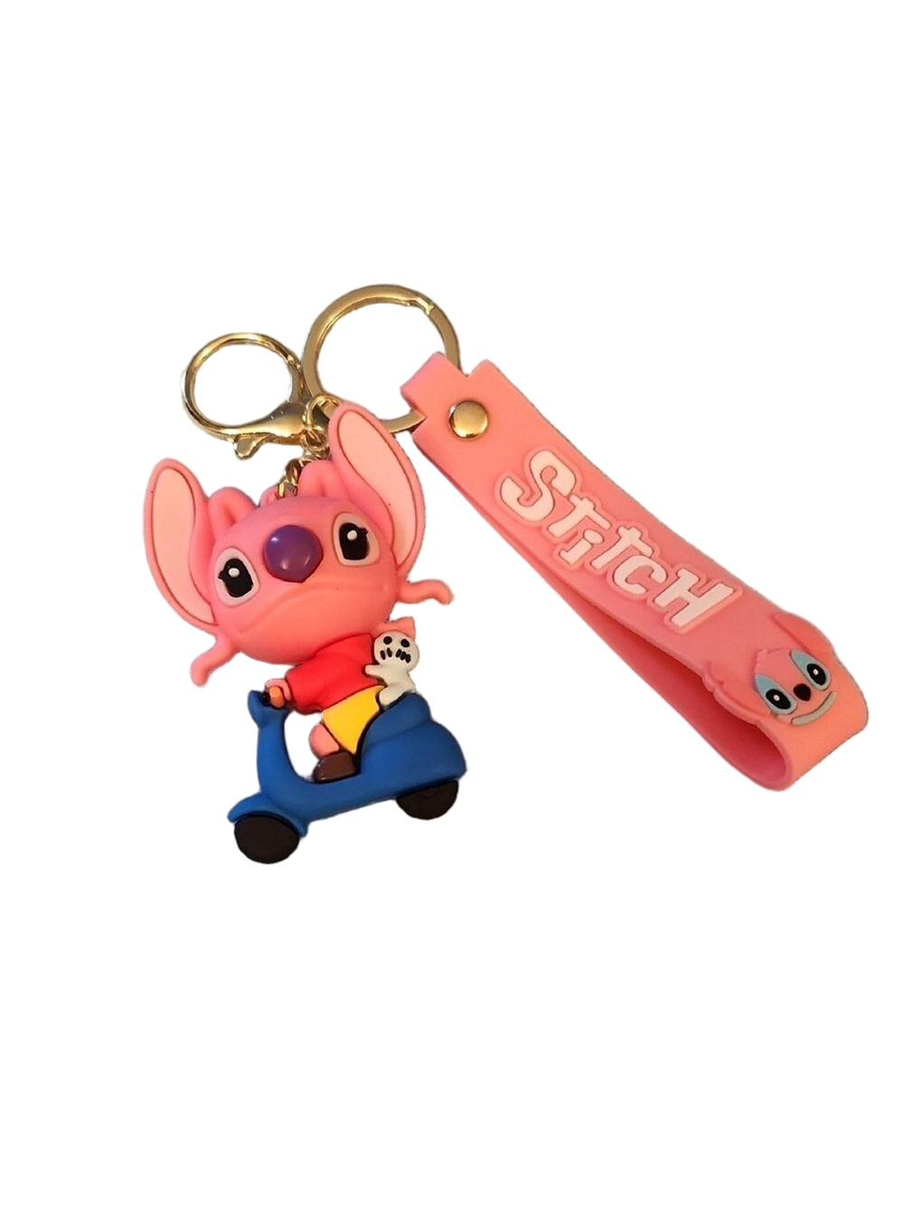 Angel Key Holder with Pink Strap